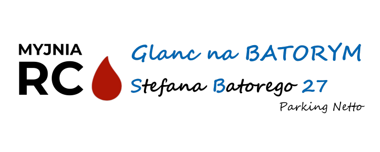 Logo sieci myjni Glanc na Batorym