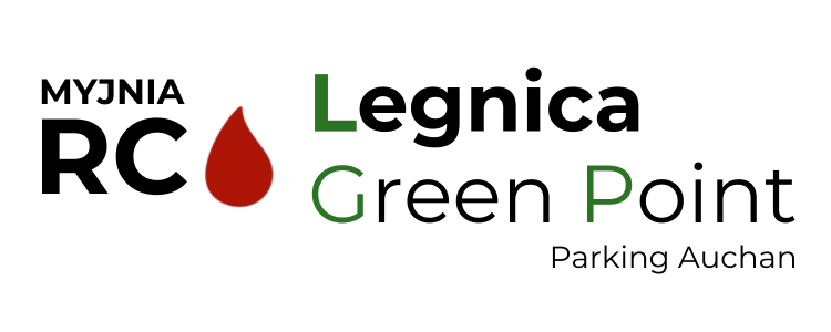 Logo sieci myjni Green POINT RC Legnica